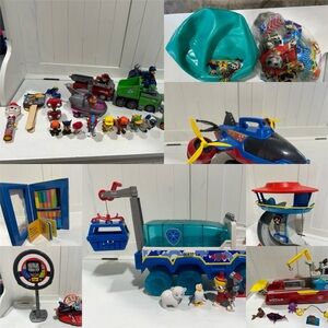 Paw patrol toys lot.